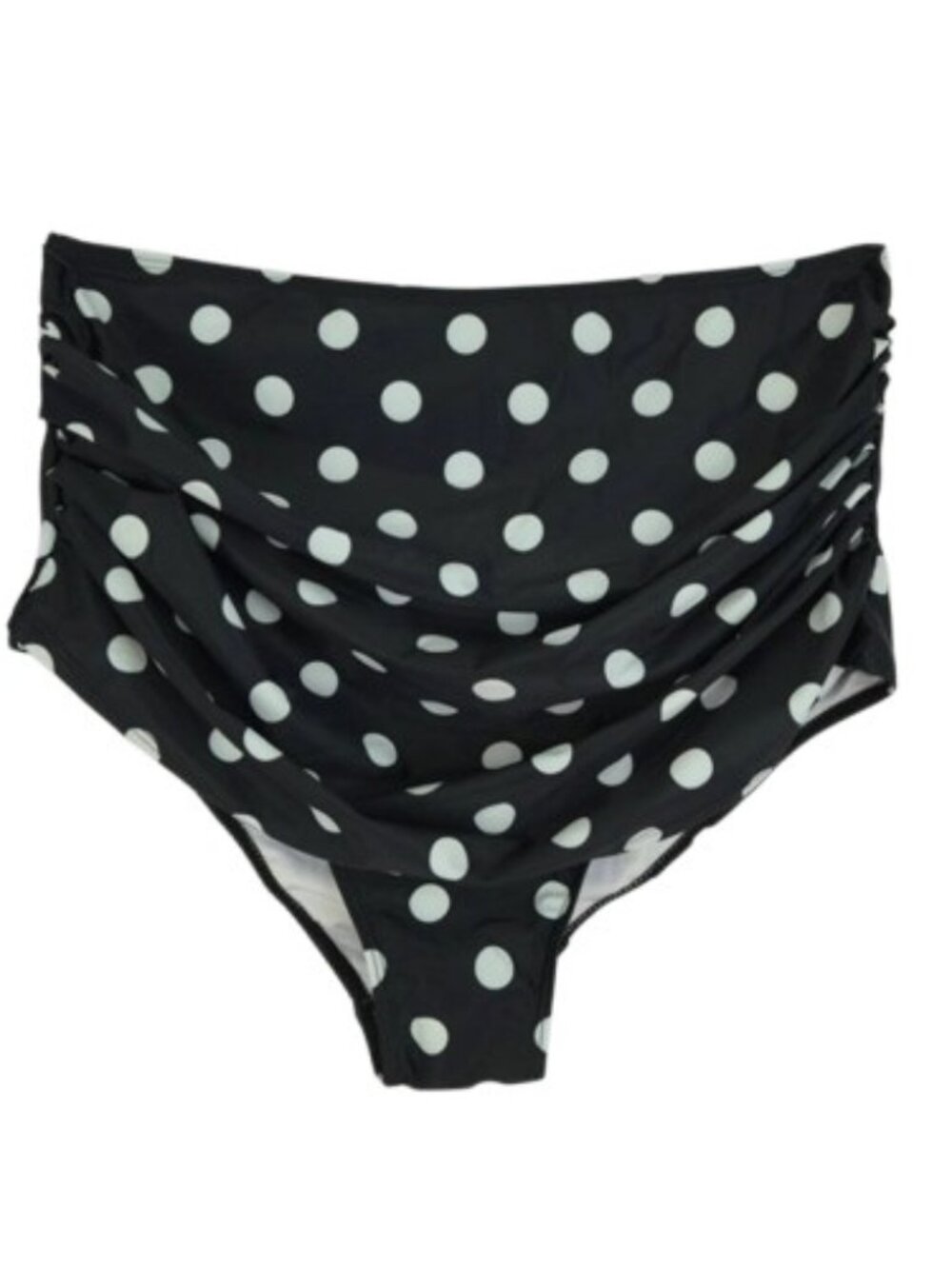 NWT Cocopear Polka Dot High Rise Swim Bottoms 2XL